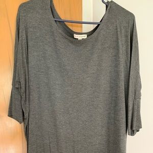 Dolman top- gray